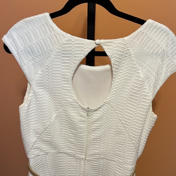 Emma Michelle texture white dress size 6 - Picture 8 of 12